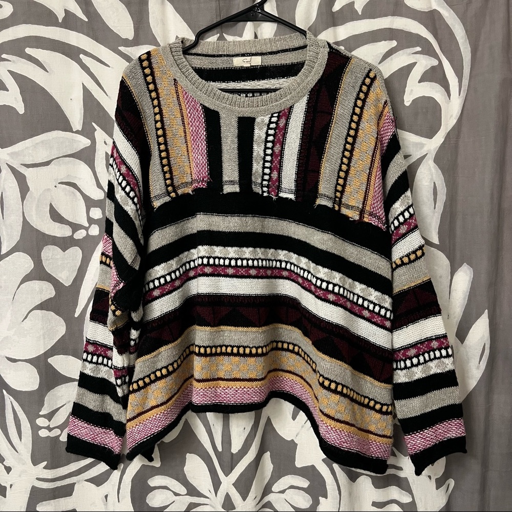 Vici Patchwork Sweater - image 2